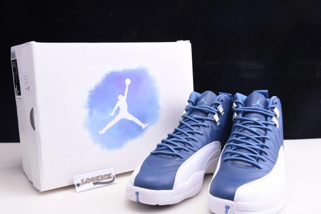 Retro Jordan Stone Blue 130690-404 12 Air 0724